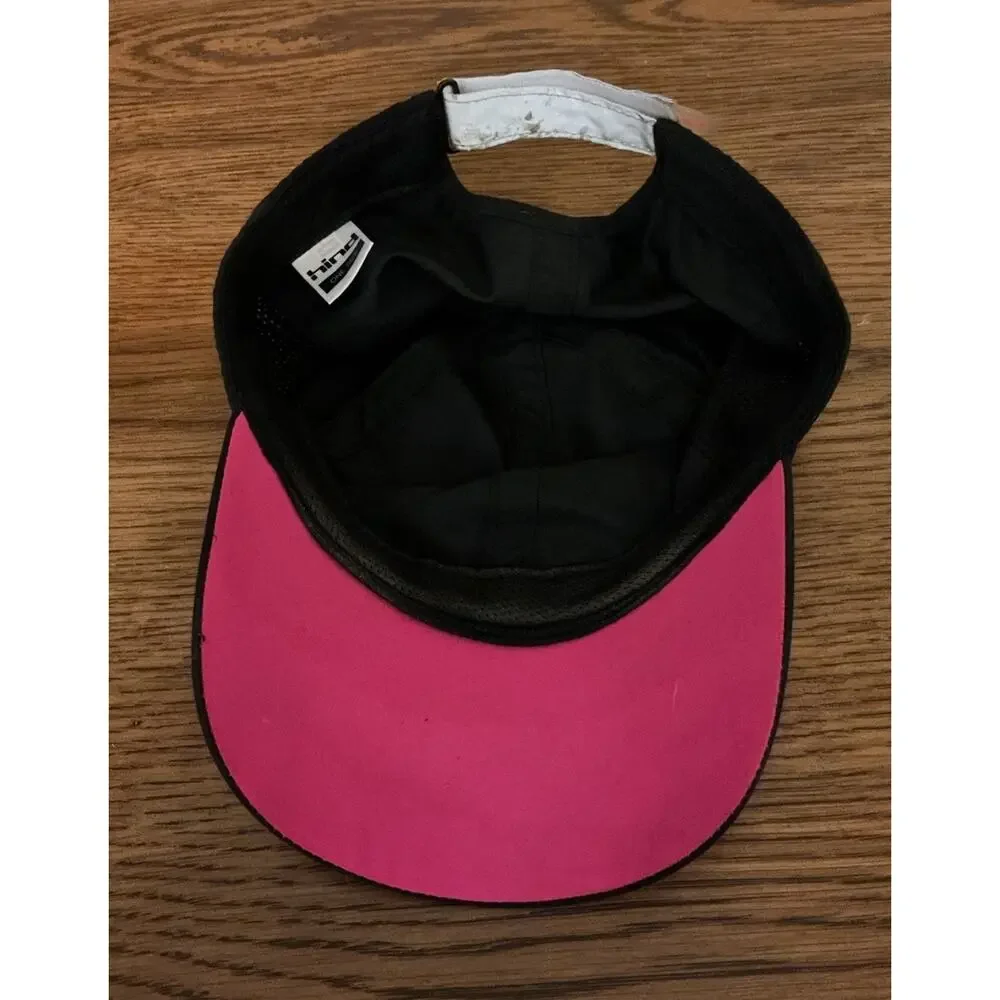 Hind Running Hat Baseball Cap Black Pink Womens OSFM Adjustable Lightweight